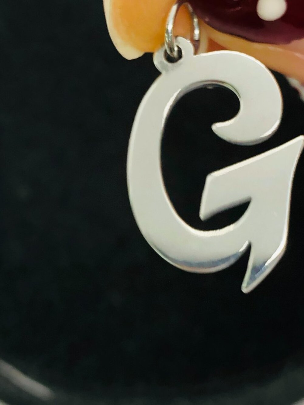 James Avery Large Script Initial G Charm